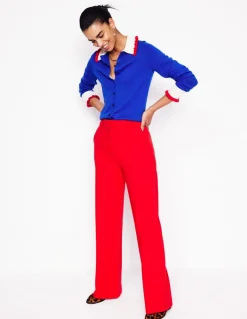 Westbourne Ponte Trousers-Hot Pepper-Boden Store