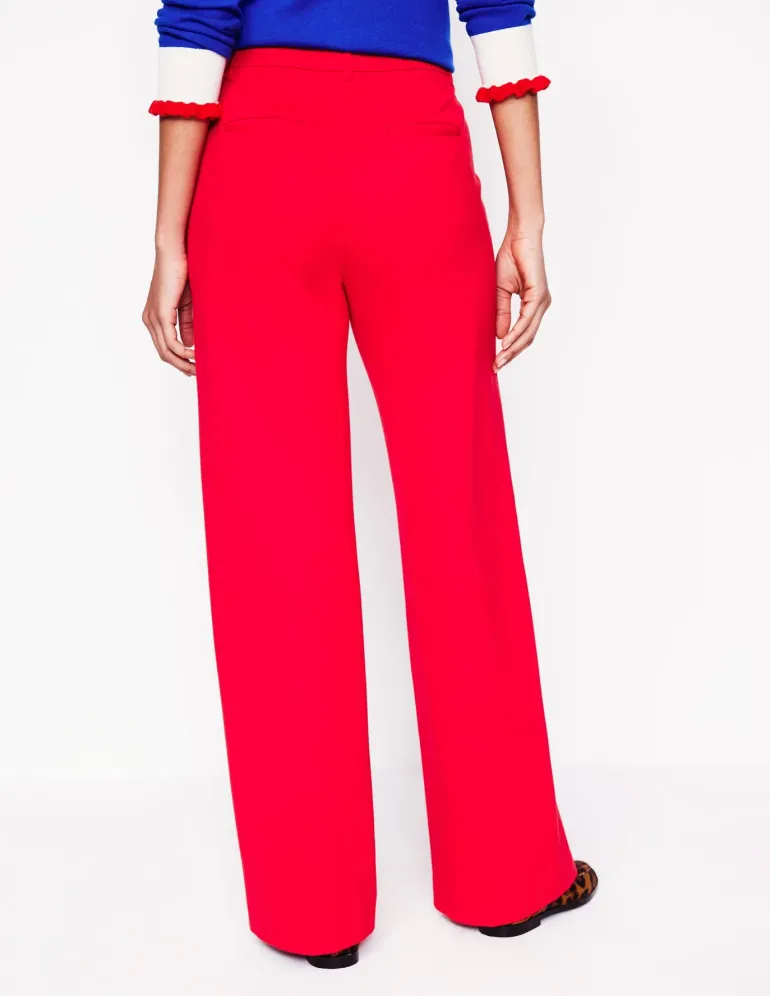 Westbourne Ponte Trousers-Hot Pepper-Boden Store