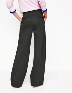 Westbourne Ponte Trousers-Charcoal Marl-Boden Best Sale