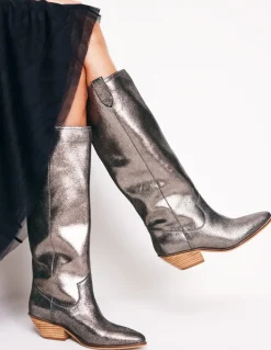 Western Knee High Boots--Boden Best Sale