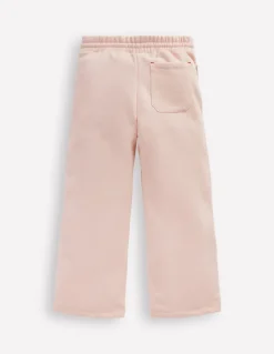 Wide Leg Applique Jogger-Chalk Pink Hearts-Boden Clearance