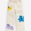 Wide Leg Applique Jogger-Oatmeal Marl Pets-Boden Best