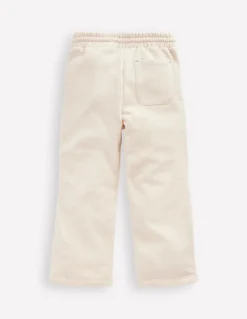 Wide Leg Applique Jogger-Oatmeal Marl Pets-Boden Best