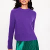 Wide Sleeve Cashmere Sweater-Ameythyst Purple-Boden Flash Sale