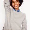 Wide Sleeve Cashmere Sweater-Mink Melange-Boden New