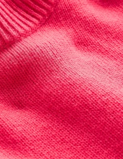 Wide Sleeve Cashmere Sweater-Camelia Pink-Boden Shop