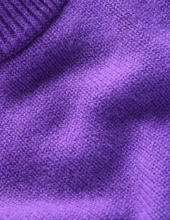 Wide Sleeve Cashmere Sweater-Ameythyst Purple-Boden Flash Sale
