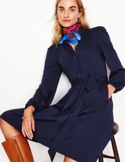 Willow Frill Short Shirt Dress--Boden Discount