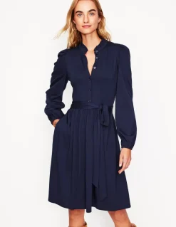 Willow Frill Short Shirt Dress--Boden Discount