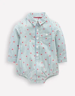 Woven Shirt Body-Ticking Confetti Heart-Boden Outlet